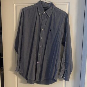 Men's Blue Striped Shirt
